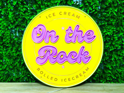ON THE ROCK | LED Neon Sign