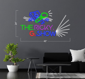 THE RICKY G SHOW SIGNS| LED Neon Sign
