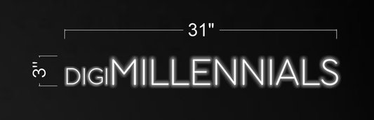 DIGIMILLENIALS | LED Neon Sign