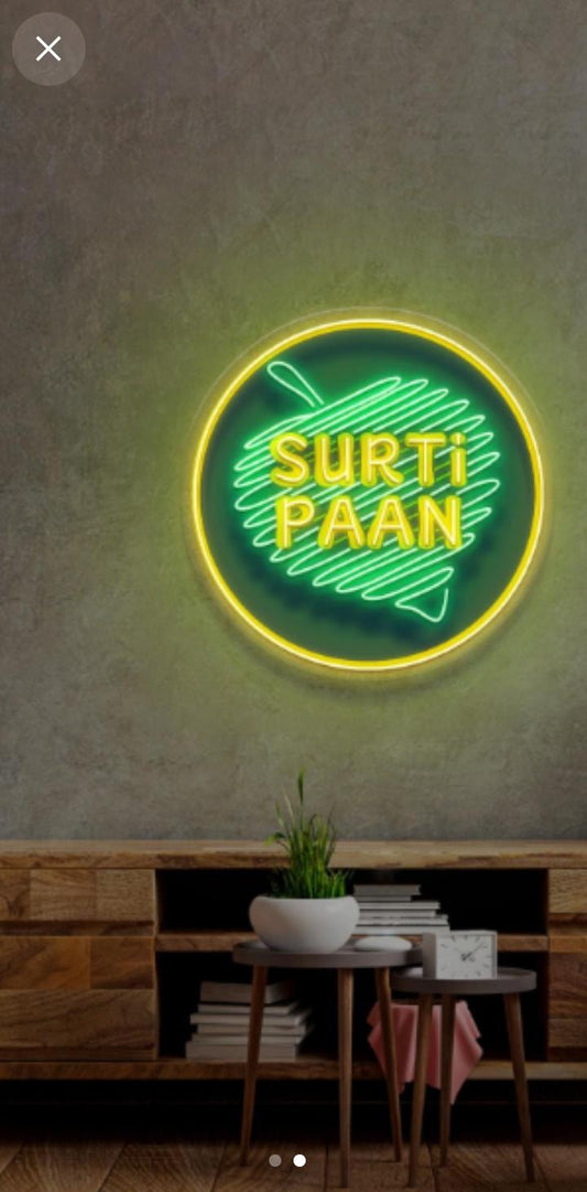 Surti Paan | LED Logo Sign