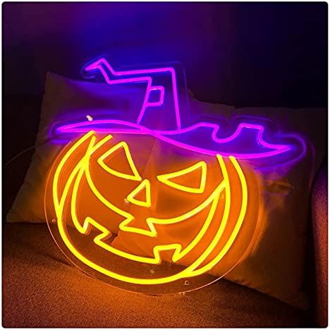 Witch Pumpkin - Halloween | LED Neon Sign