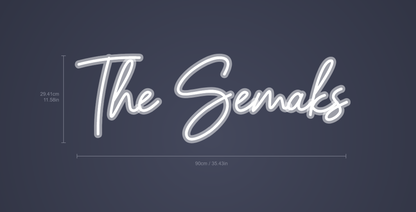 The Semaks | LED Neon Sign