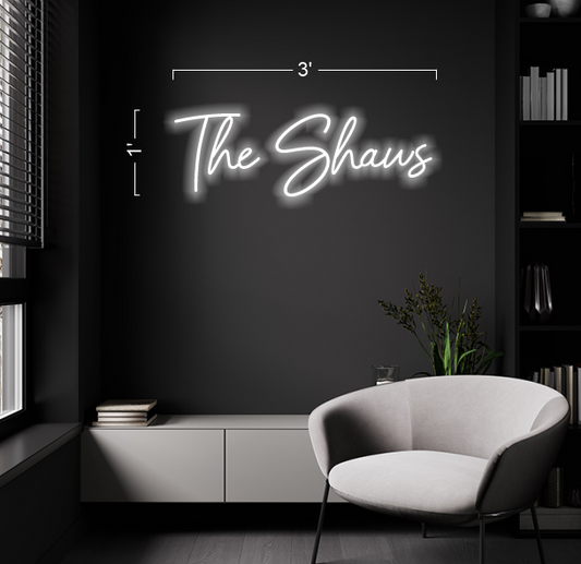 The Shaws | LED Neon Sign