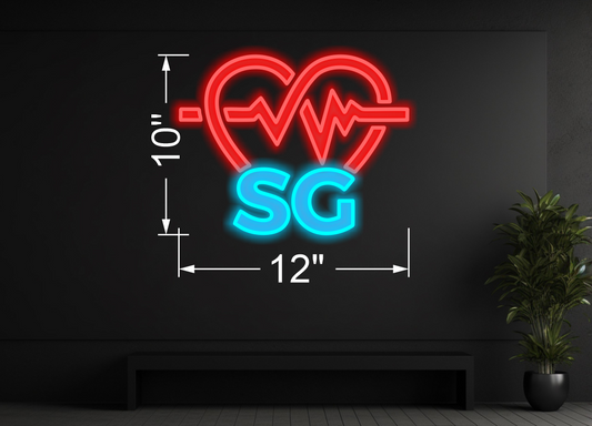SG LOGO  | LED Neon Sign