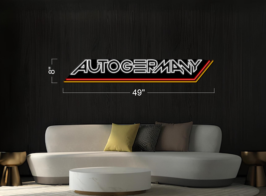 Autogermany SIGN | CUSTOM LED NEON SIGN