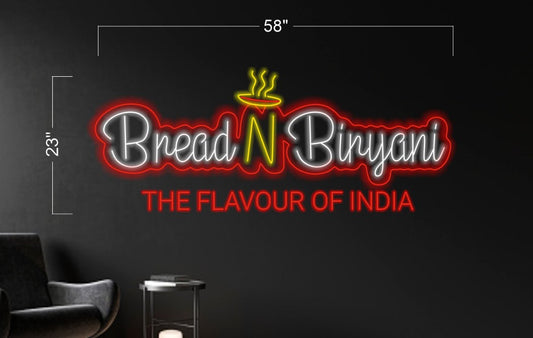 Bread N Binyani | LED Neon Sign