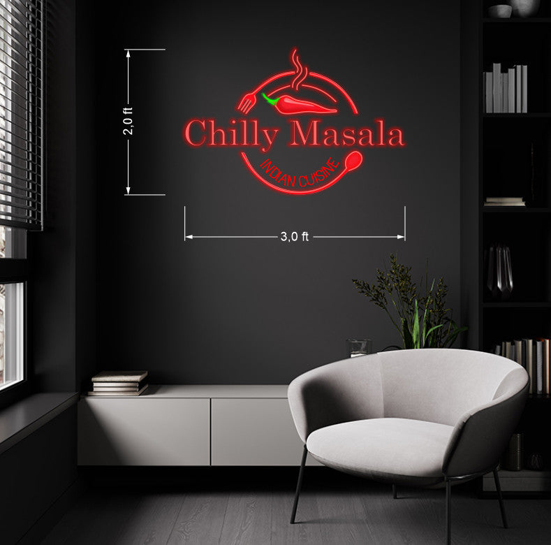 Chilly masala  | LED Neon Sign