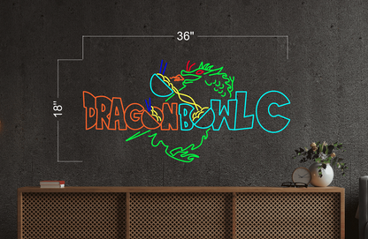 Dragon Bowlc & Son Goku | LED Neon Sign