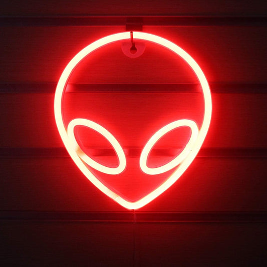 Alien Head | LED Neon Sign