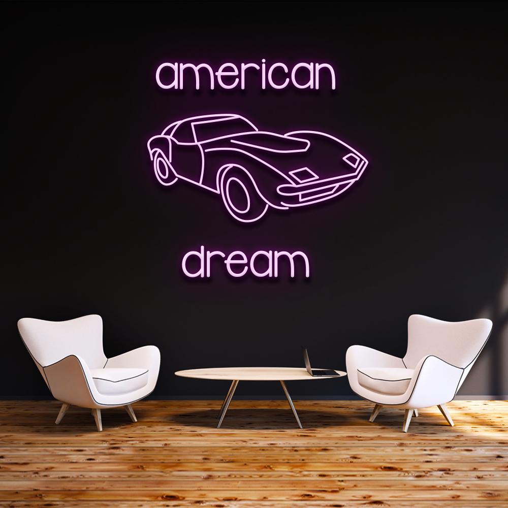 American Dream Car | LED Neon Sign