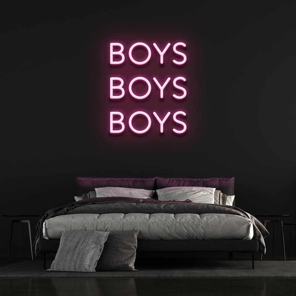 Boys Boys Boys | LED Neon Sign