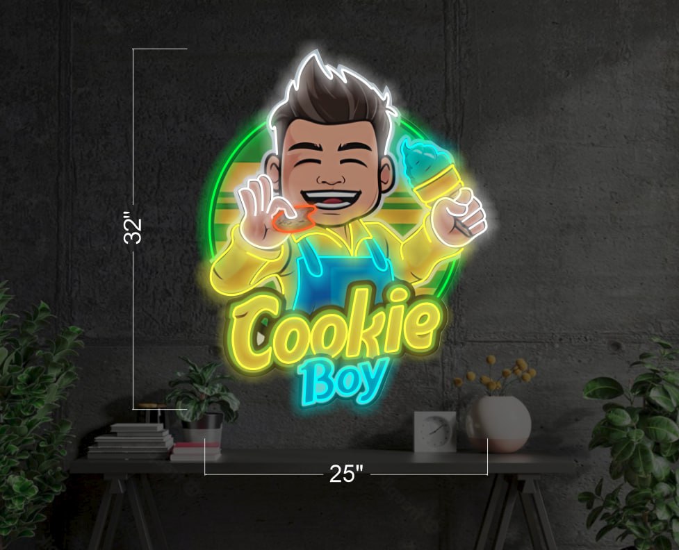 Cookie Boy | LED Neon Sign