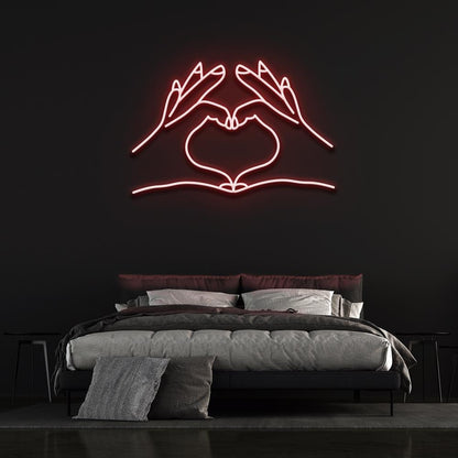 Heart Hands | LED Neon Sign