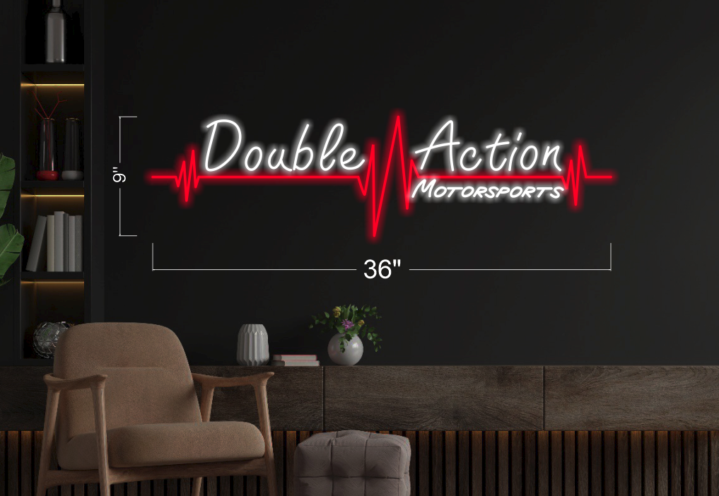 Double Action Motorsports | LED Neon Sign