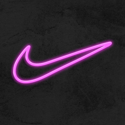 swoosh led neon sign Nike mk neon