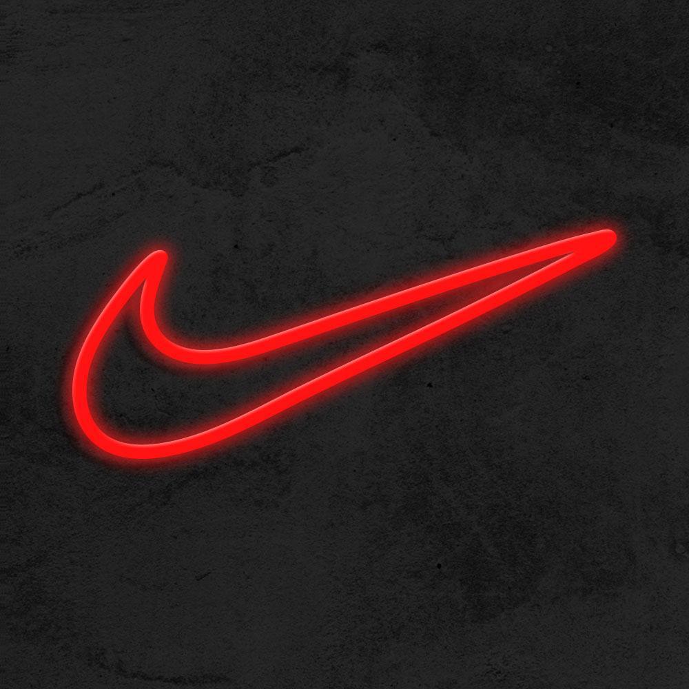 swoosh led neon sign Nike mk neon