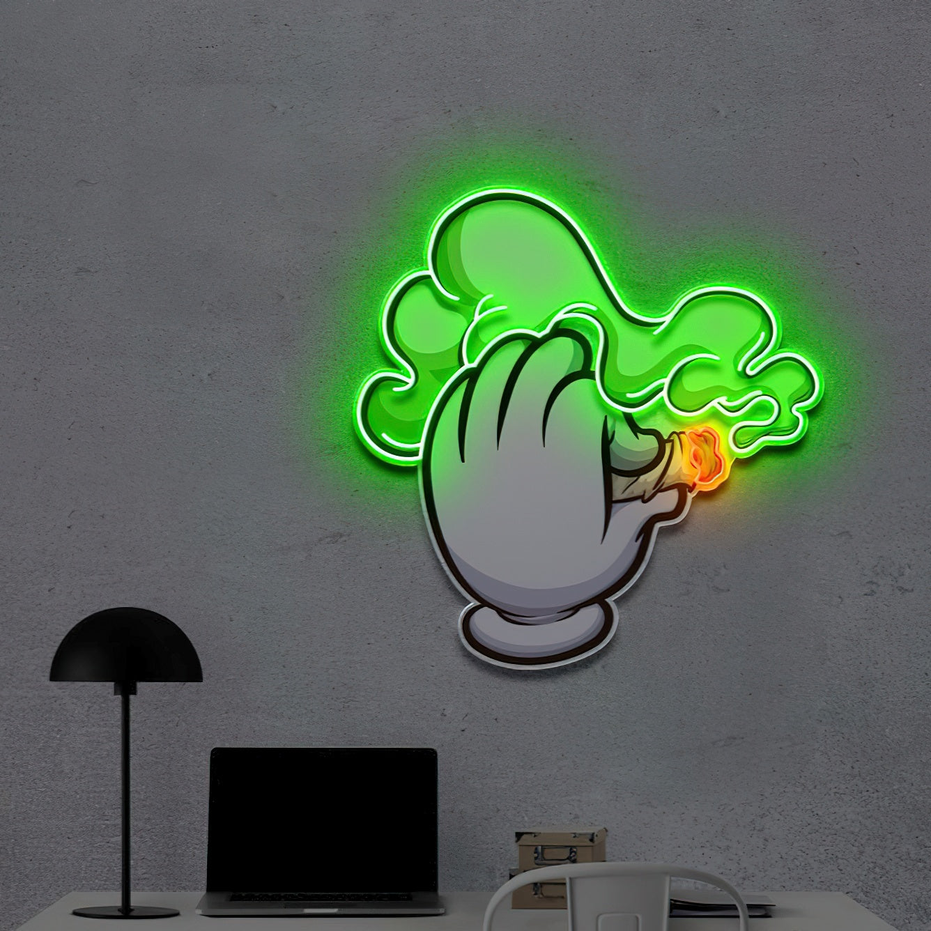 Blaze It | Neon Acrylic Artwork