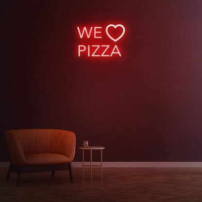 We Love Pizza | LED Neon Sign