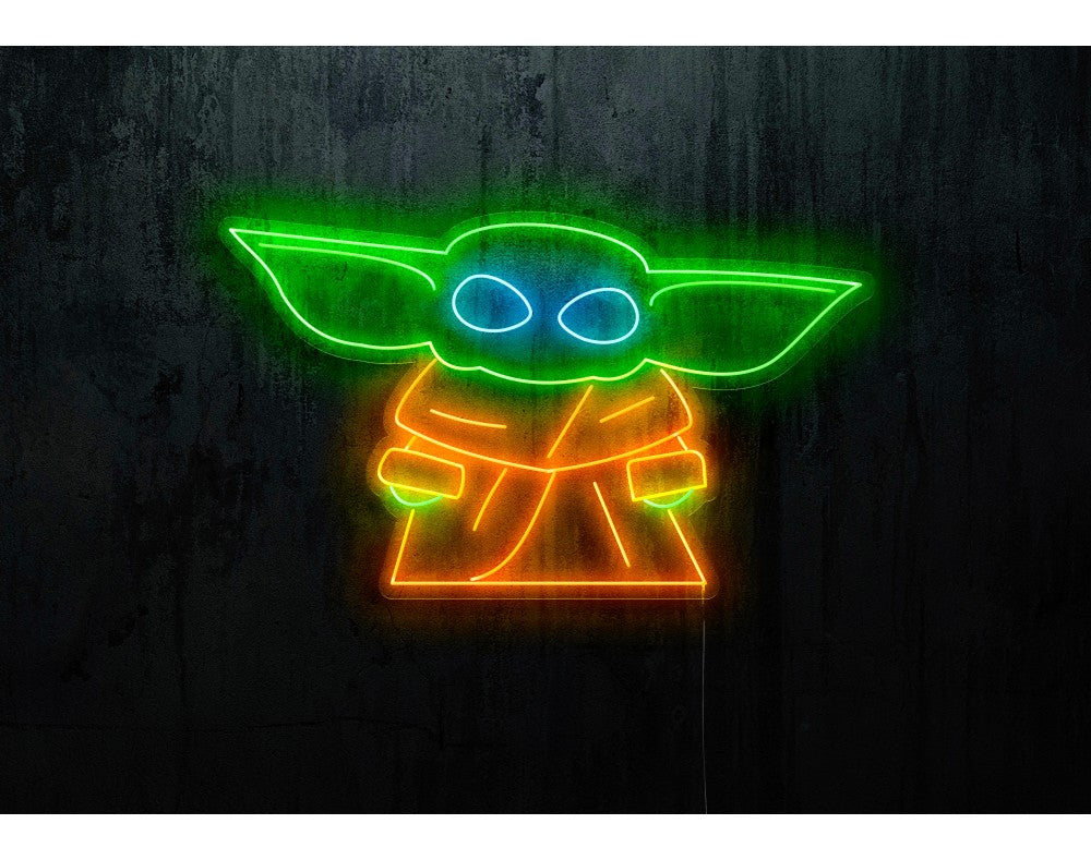 Baby Yoda | LED Neon Sign