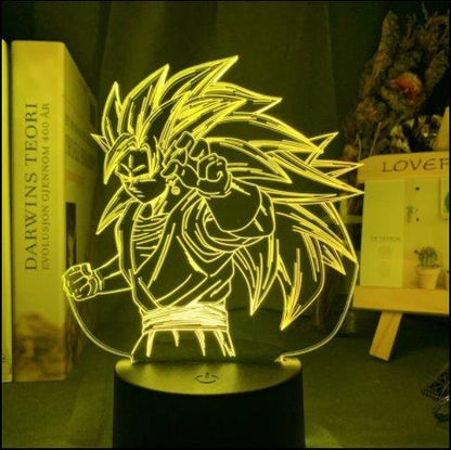 Super Saiyan 3 Goku Anime - LED Lamp (Dragon Ball Z)