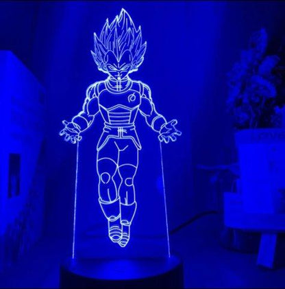 Super Saiyan Vegeta Anime - LED Lamp (Dragon Ball Z)