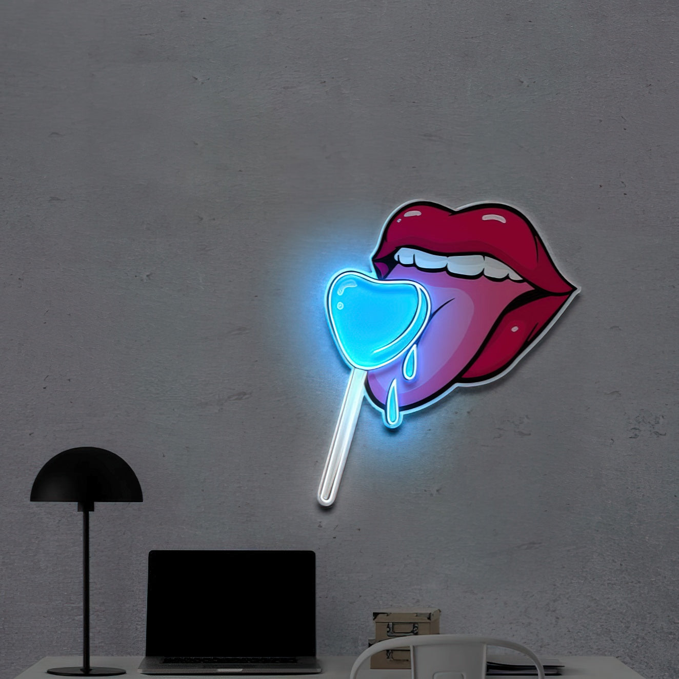 Taste of Love | Neon Acrylic Artwork