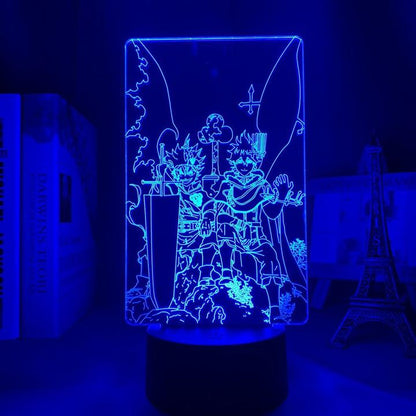 Yuno and Asta Anime - LED Lamp (Black Clover)