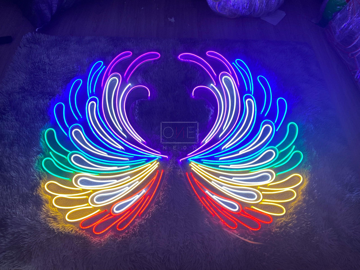 "Angel Wings" Multicolour | LED Neon Sign