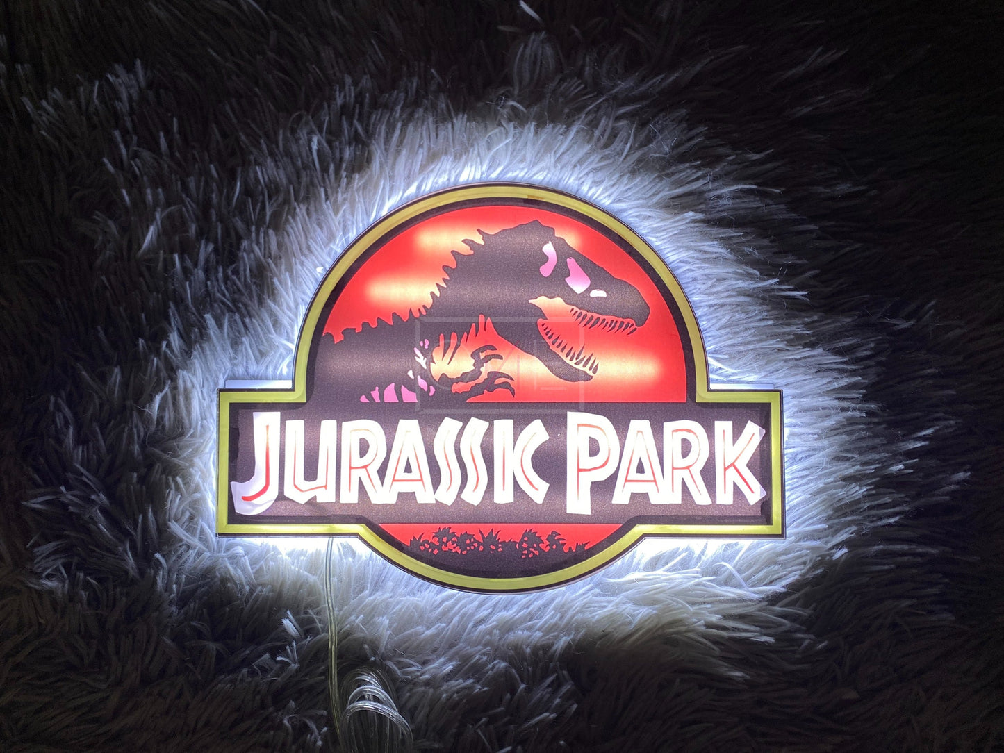 Jurassic Park | Edge Lit Acrylic Signs